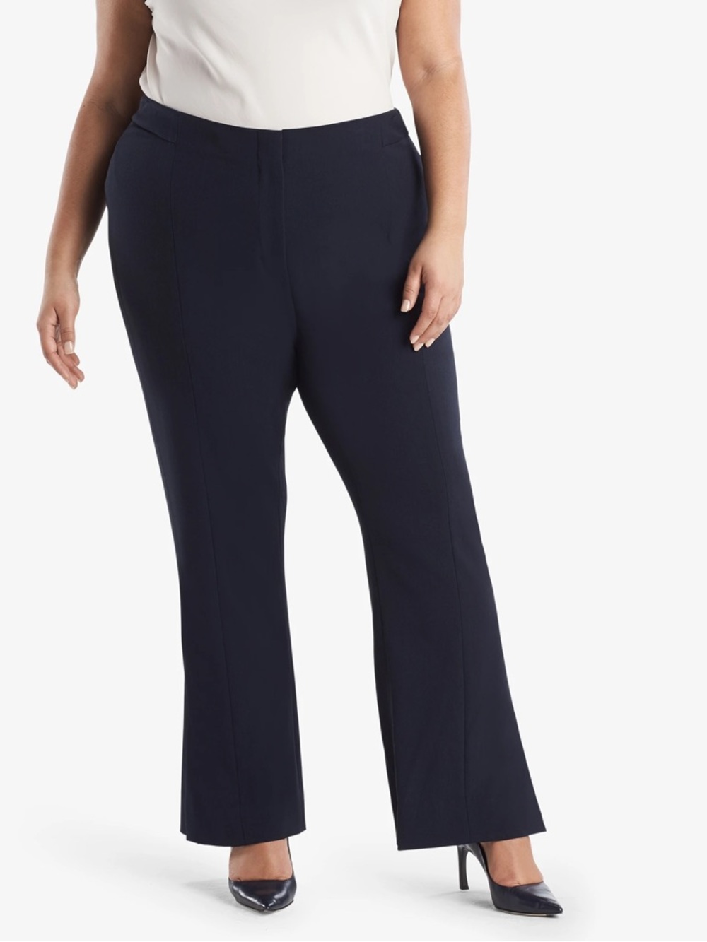 NWT MM LaFleur Mercado Navy Blue Work Pants Office Career size +1 or 14W-16W